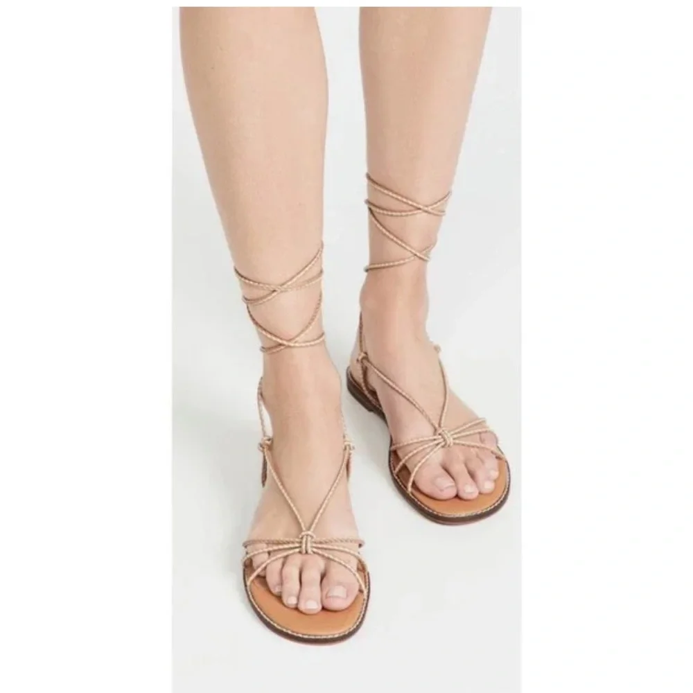 Madewell Braided Lace-up Sandals, size 8, NWT - Picture 9 of 9
